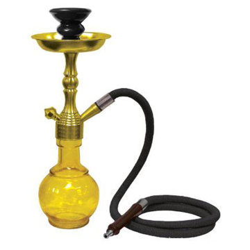 Cachimbas de diseño de novedad para fumar tabaco con color amarillo (ES-HK-028)